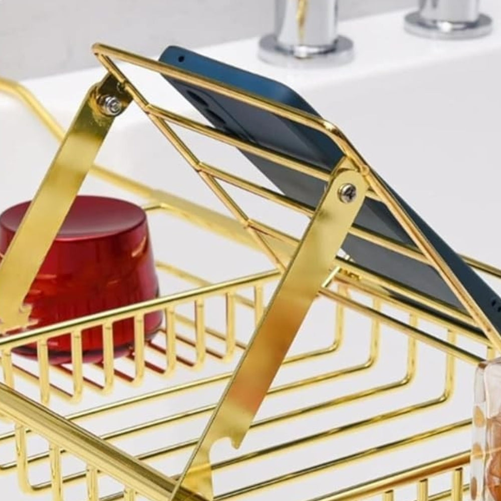 Adjustable Stainless Steel Bathtub Caddy Tray