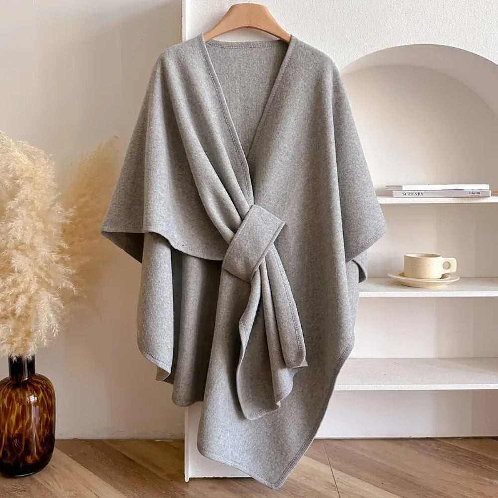 Poncho Windproof Shawl Coat
