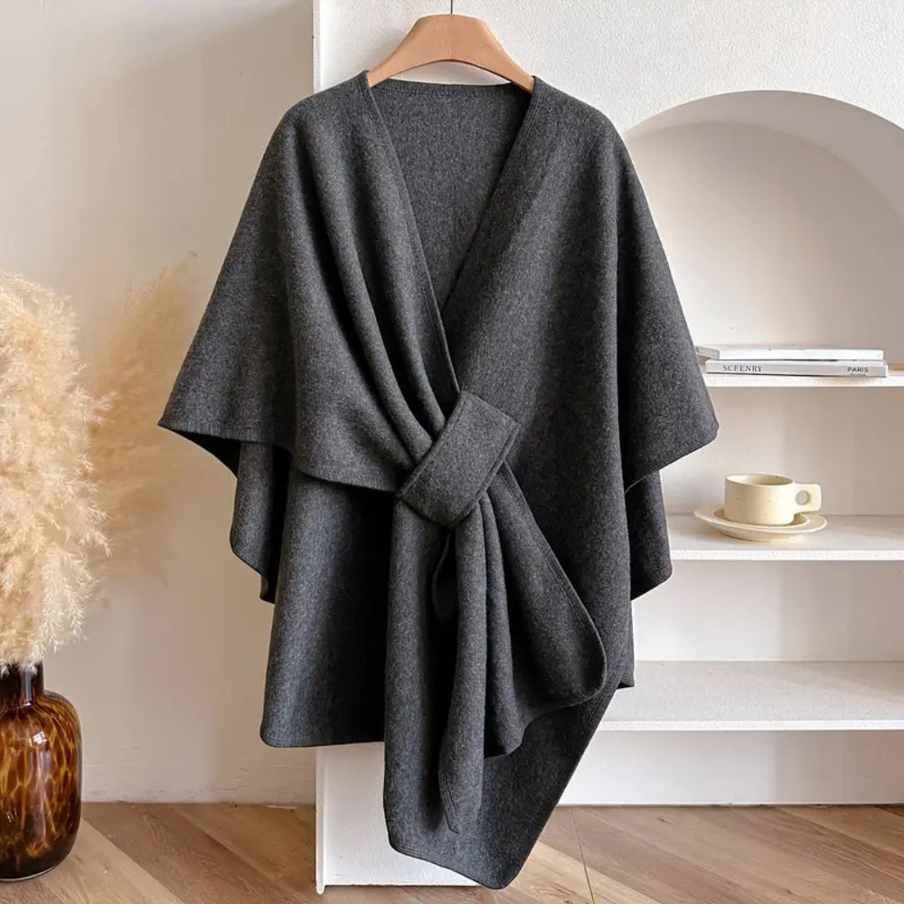 Poncho Windproof Shawl Coat