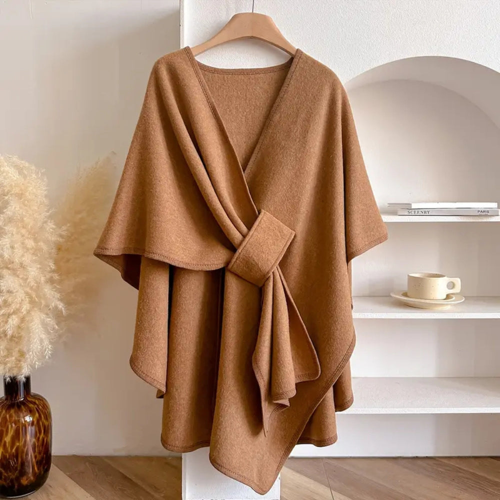 Poncho Windproof Shawl Coat
