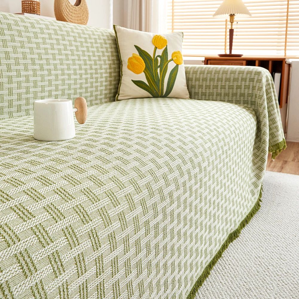 Casa Serene Geometric Couch Cover