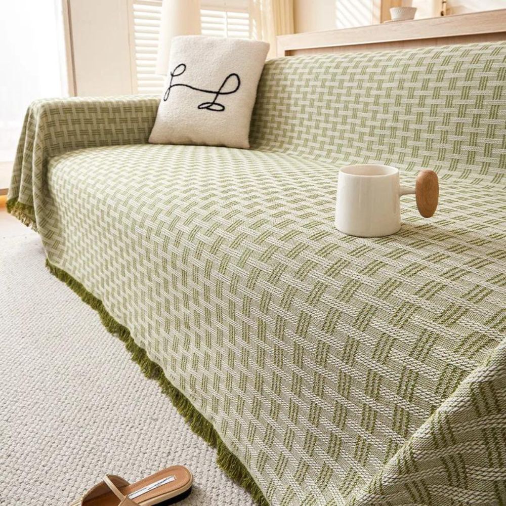 Casa Serene Geometric Couch Cover