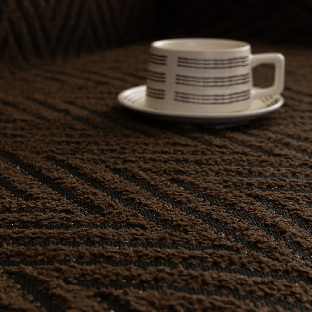 Chevron Herringbone Tassel Couch Cover