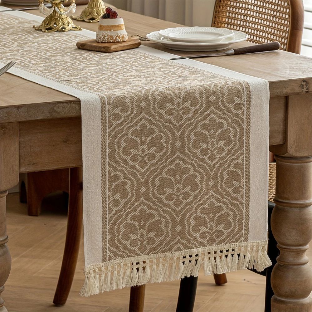 Damask Dune Table Runner