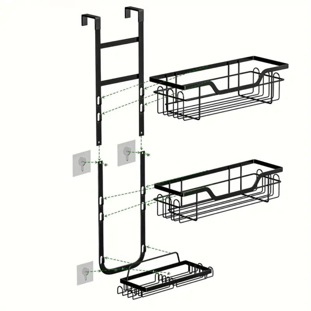 Quick Reach Hanging Bathroom Caddy