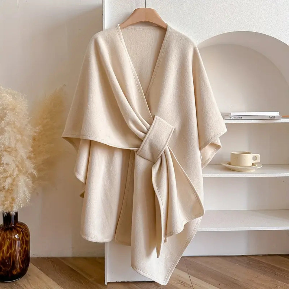 Poncho Windproof Shawl Coat