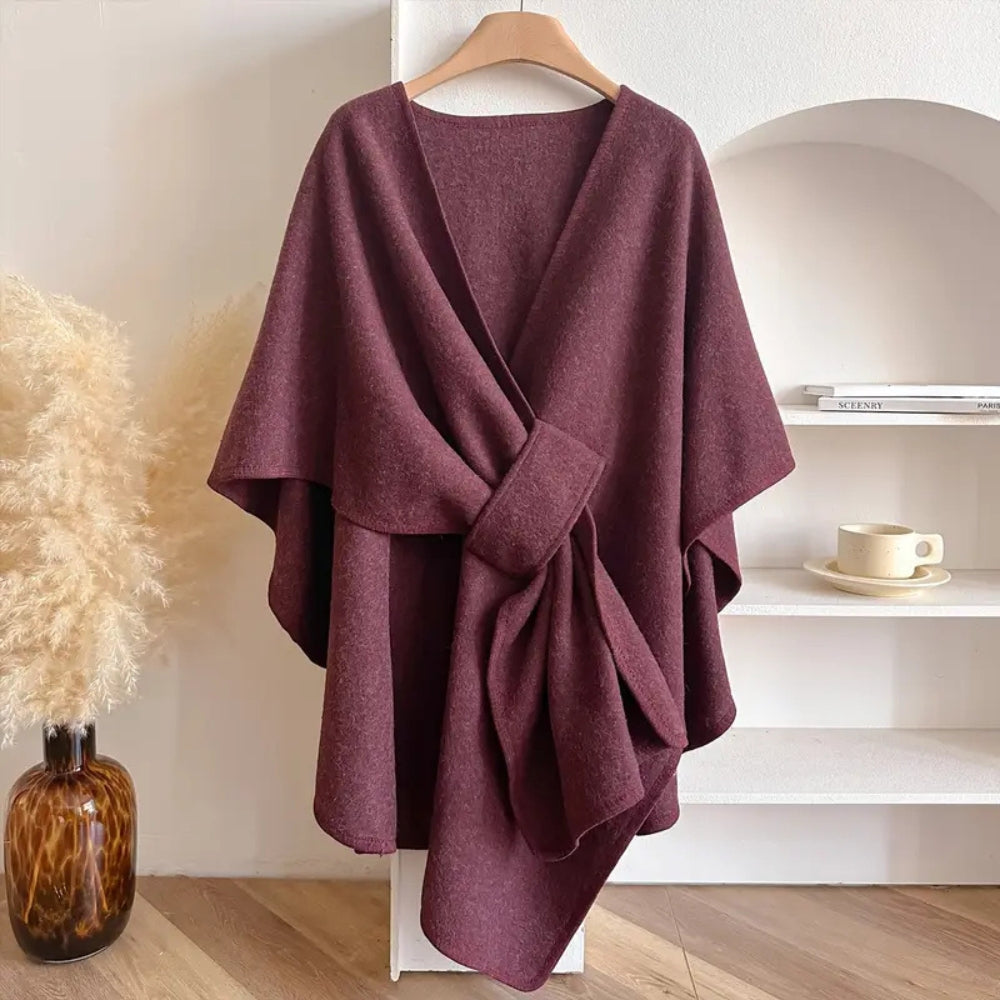 Poncho Windproof Shawl Coat