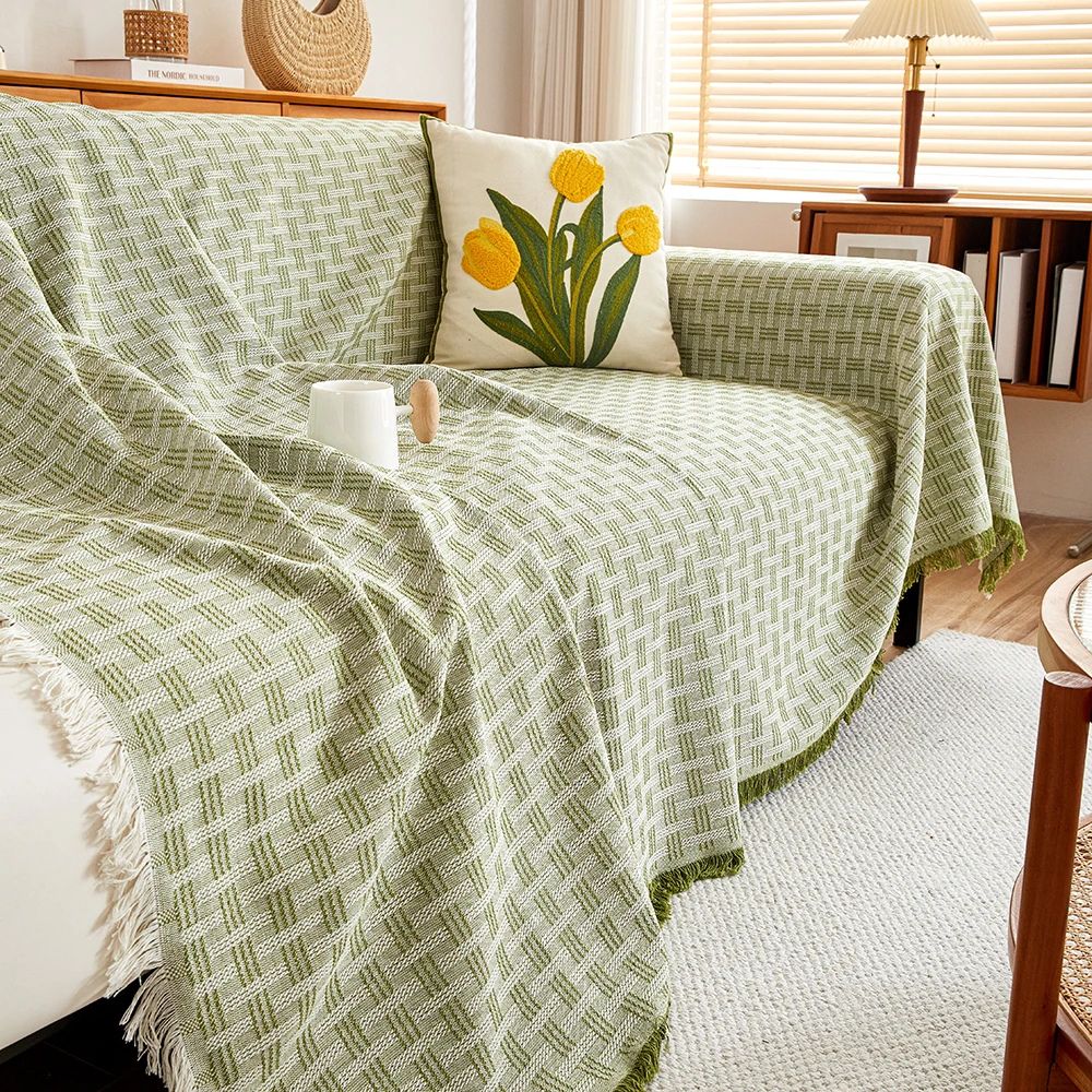 Casa Serene Geometric Couch Cover