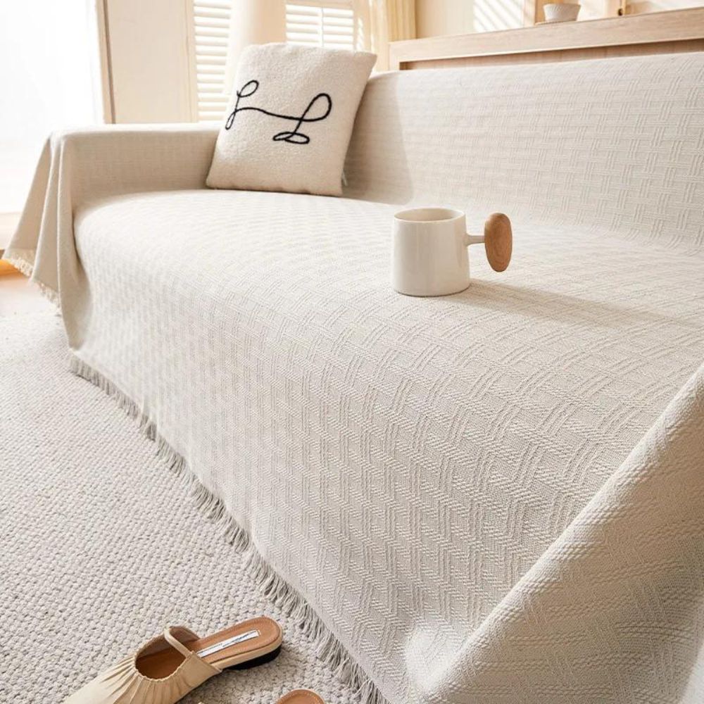 Casa Serene Geometric Couch Cover