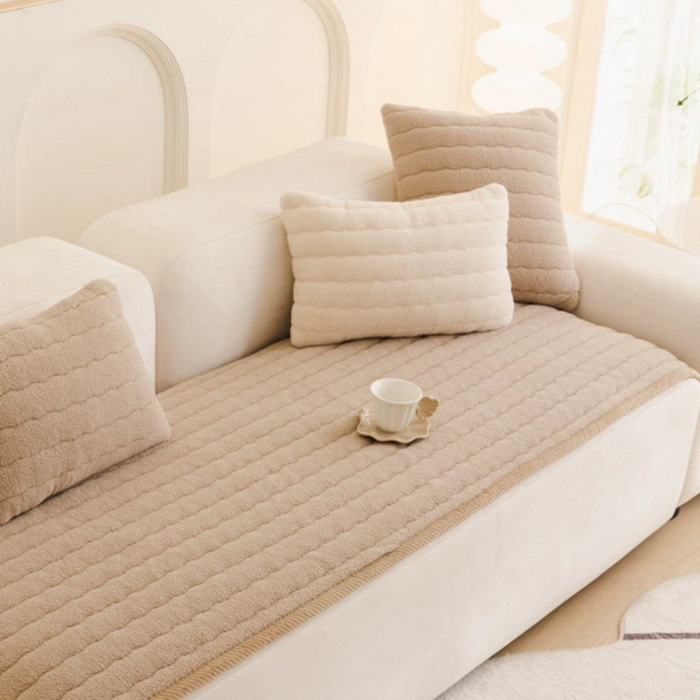 Thick Plush Couch Cover