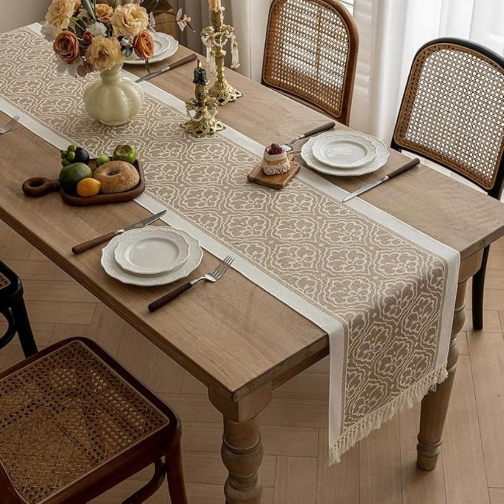 Damask Dune Table Runner