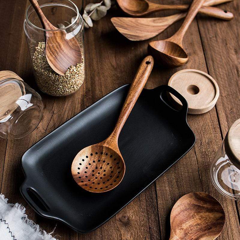 Wooden Kitchen Utensils | 7 Sets